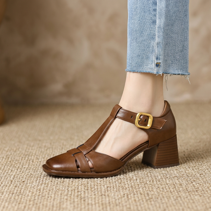 Damen Chiko Mikhaila Quadratische Blockabsatzschuhe – Elegantes Bequemes Schuhwerk