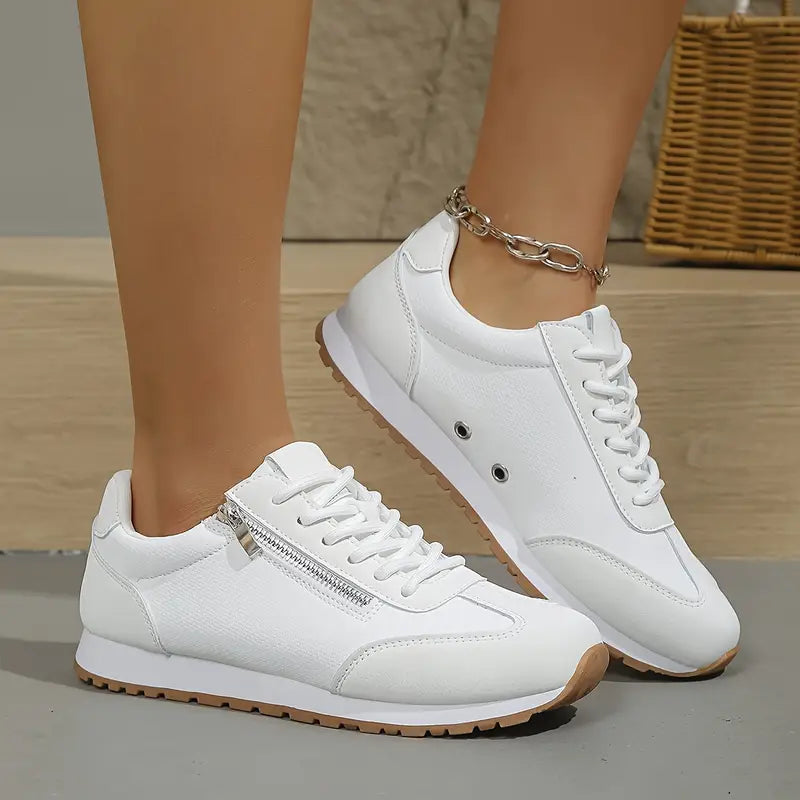 Damen Schnürsneaker Mit Fußstützender Sohle