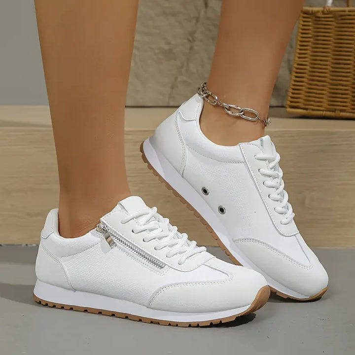 Damen Schnürsneaker Mit Fußstützender Sohle