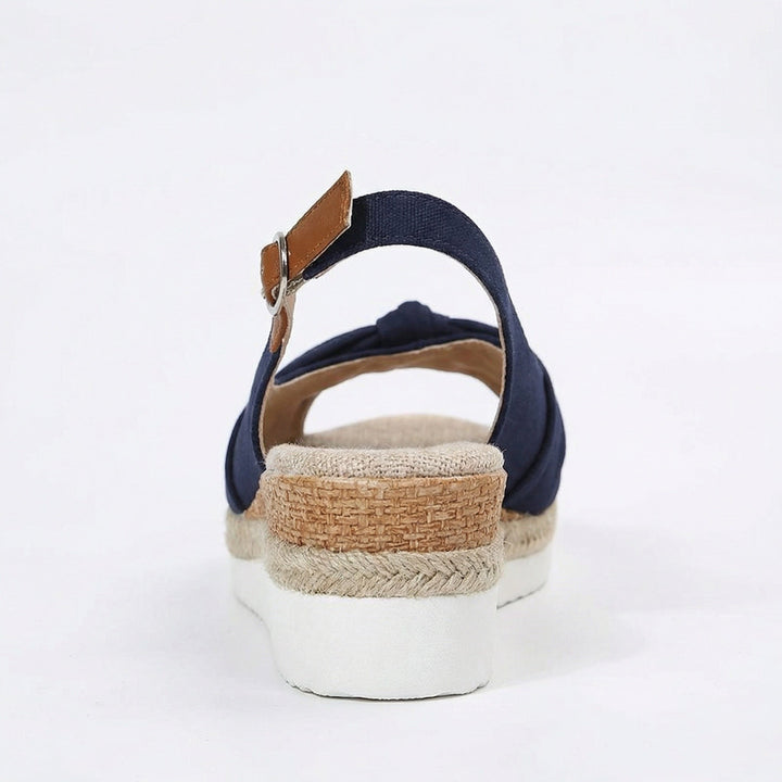 Damen Orthopädische Spitz-Zehen Platform Sandalen – Stilvolle Schnallen Komfort Schuhe
