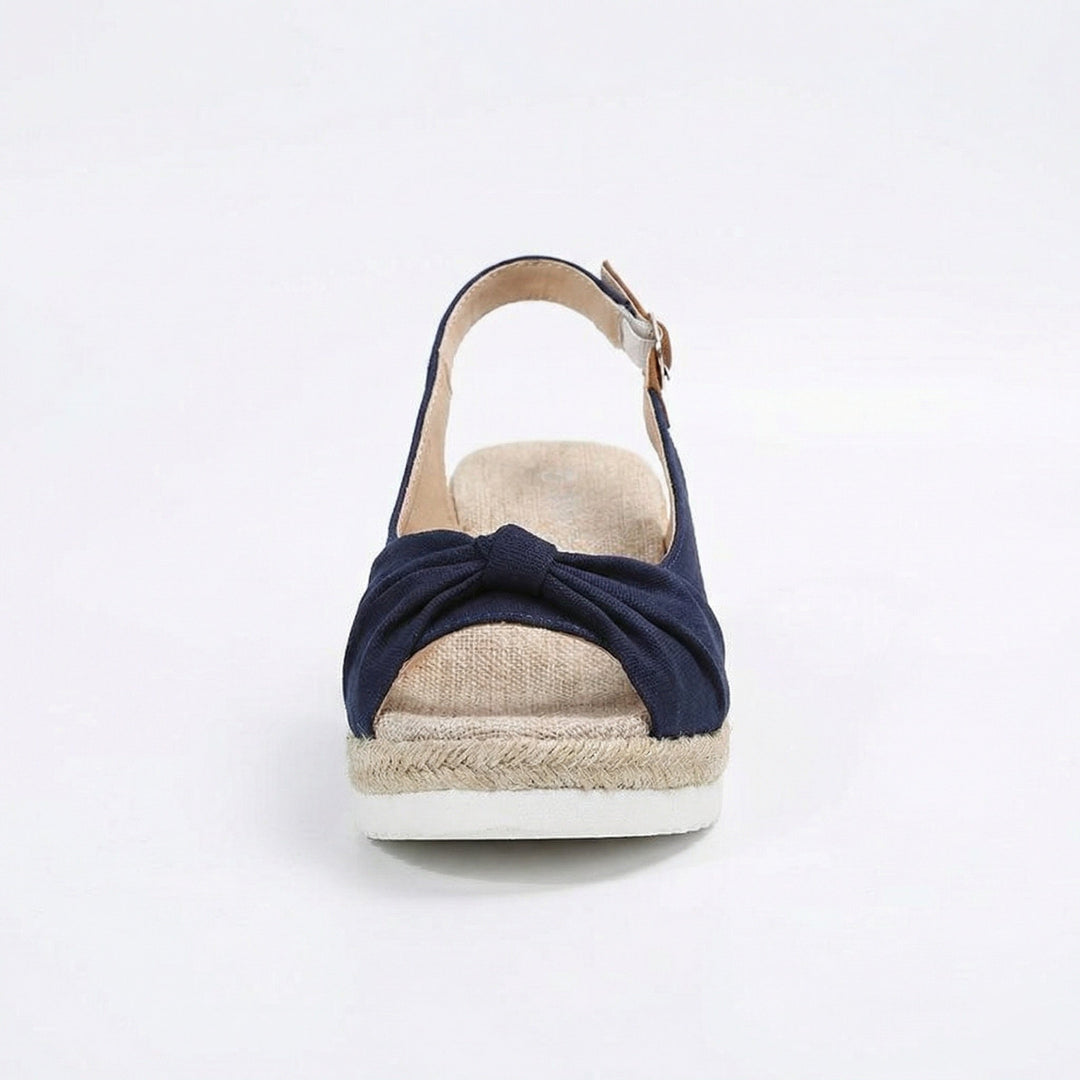 Damen Orthopädische Spitz-Zehen Platform Sandalen – Stilvolle Schnallen Komfort Schuhe