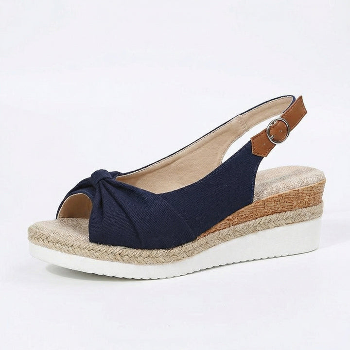 Damen Orthopädische Spitz-Zehen Platform Sandalen – Stilvolle Schnallen Komfort Schuhe