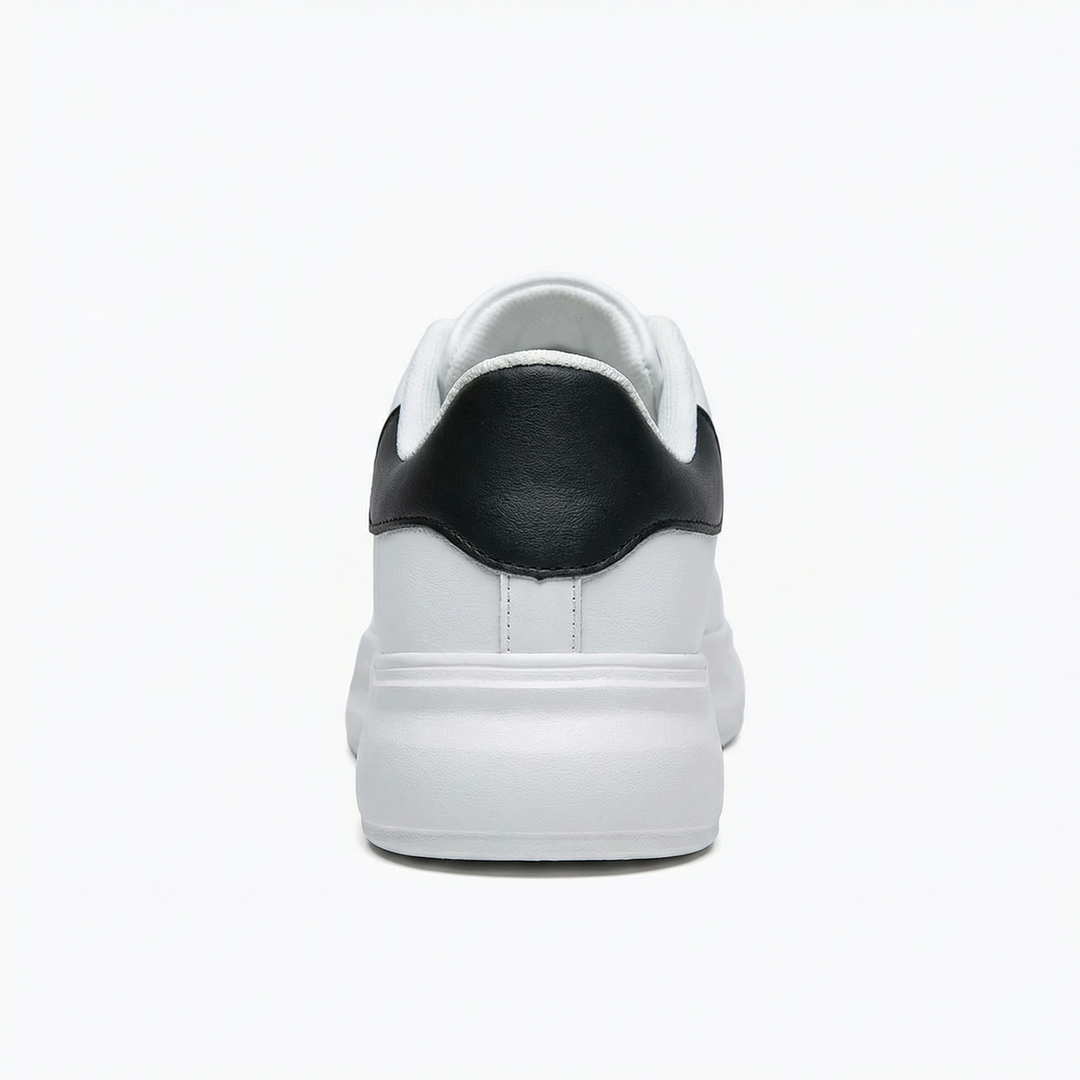 Damen Weiße Textil Schnür-Sneaker – Orthopädische Freizeit Komfort Turnschuhe