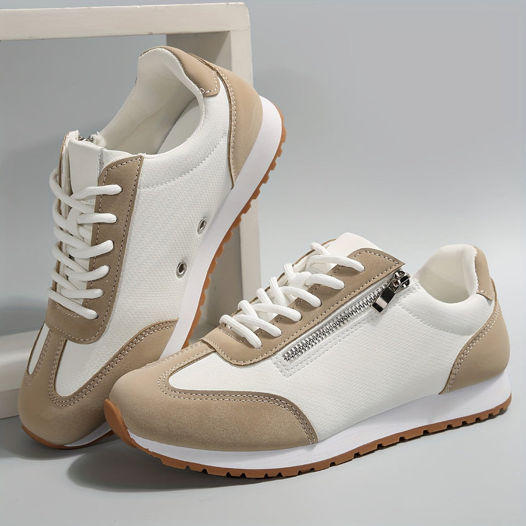 Damen Schnürsneaker Mit Fußstützender Sohle