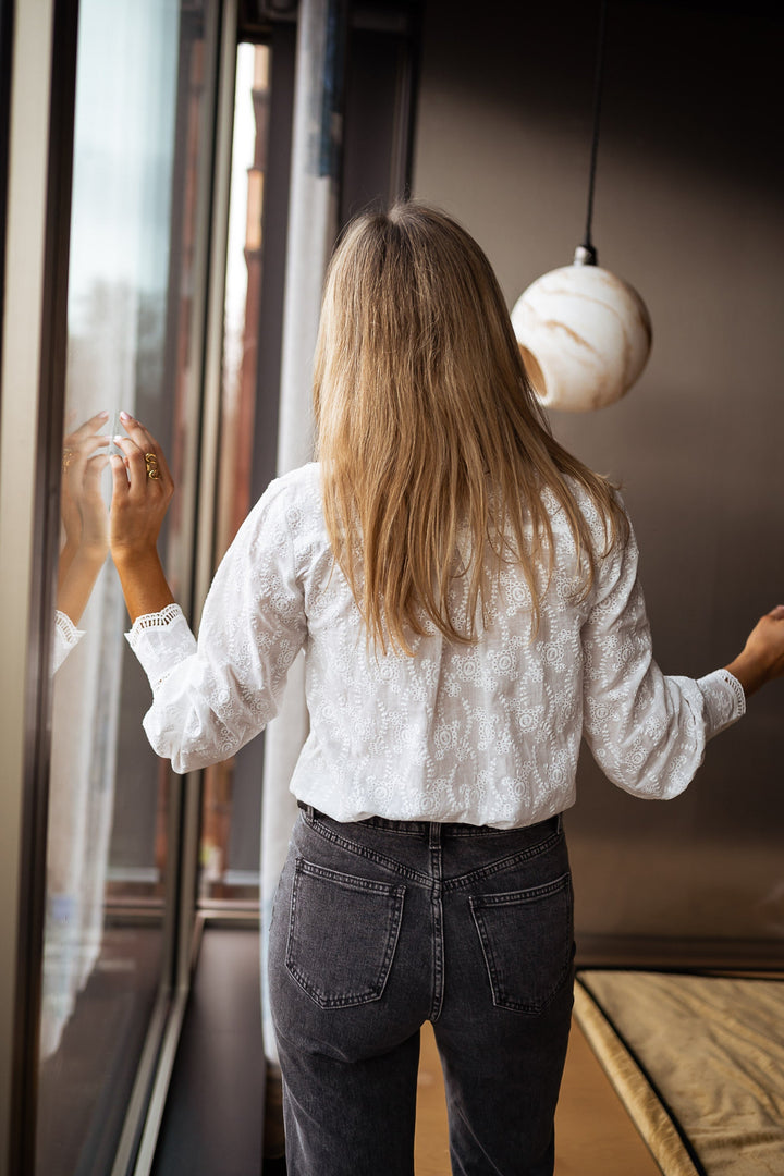 Pauly | Chemise mit Stickerei