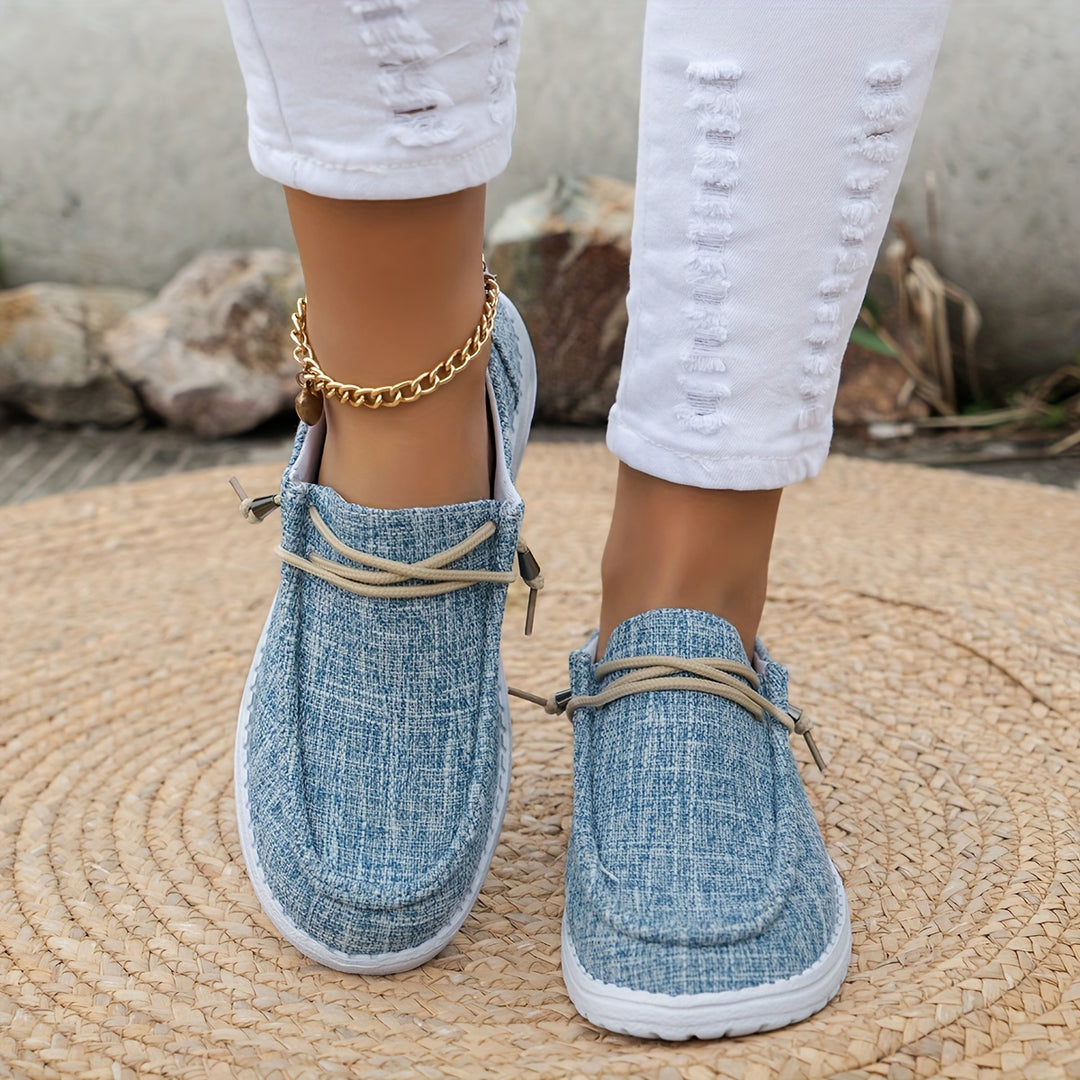 Damen Slip On Sneaker Mit Schnürung