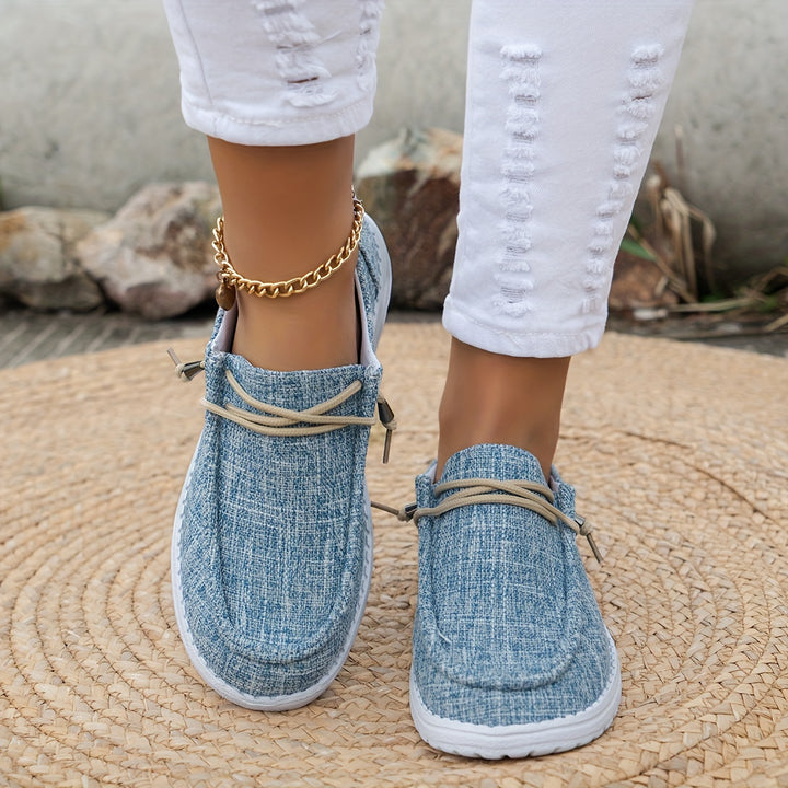 Damen Slip On Sneaker Mit Schnürung