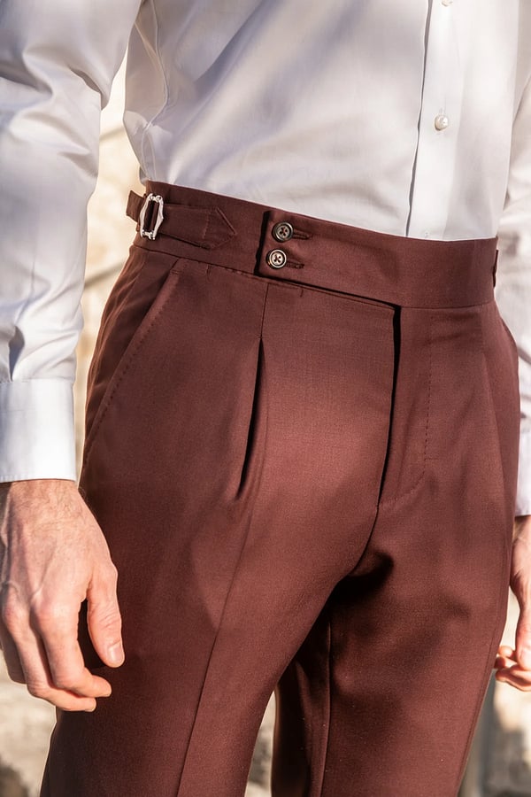 Leonard | Gerade Leinenhose Für Herren