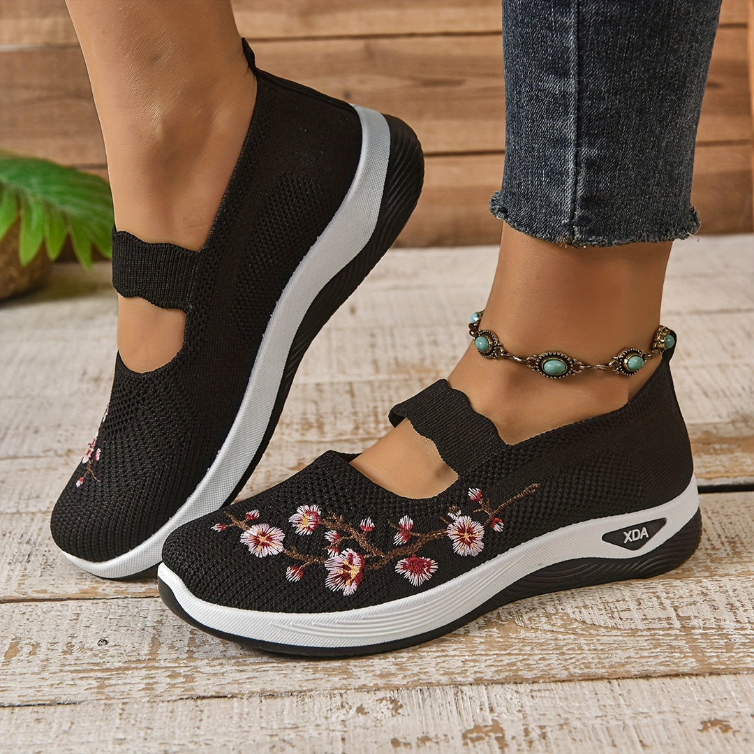 Damen Atmungsaktive Slip On Bequemschuhe