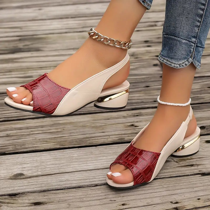 Damen Blockabsatz Sandalen