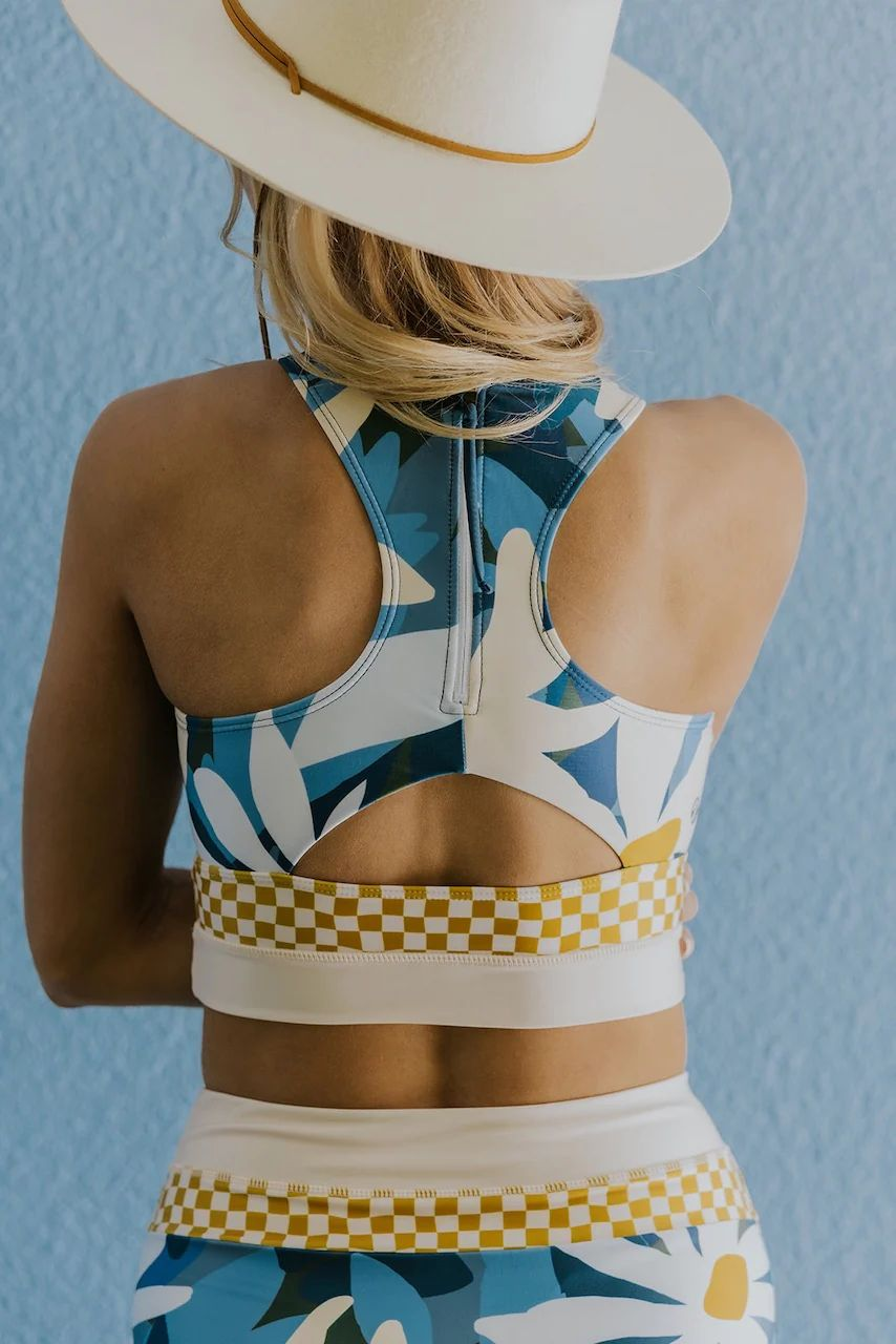 Heidi-Mode | Brook Side Farbblock Bikini-Set