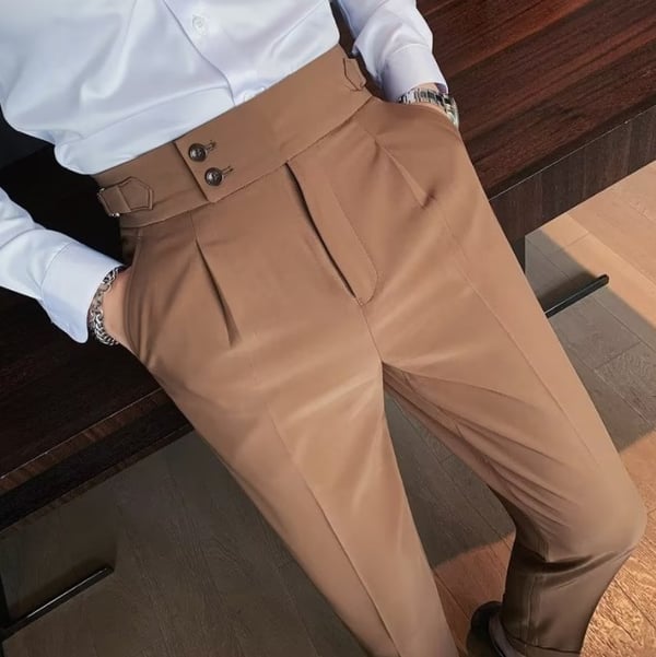 Leonard | Gerade Leinenhose Für Herren