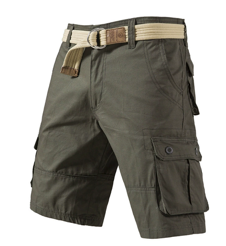 Einfarbige Sommershorts für Herren