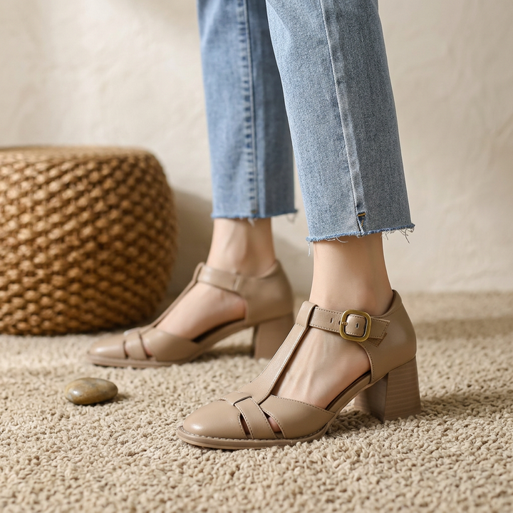 Damen Chiko Mikhaila Quadratische Blockabsatzschuhe – Elegantes Bequemes Schuhwerk