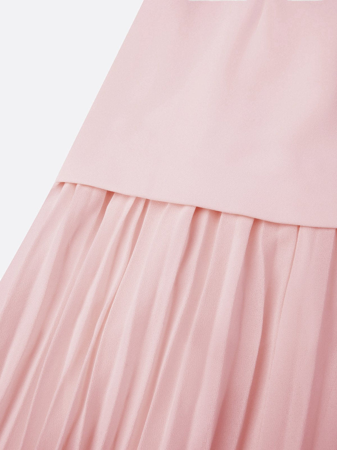 Ärmelloses Maxikleid für Damen mit fließenden Falten – Elegantes Brautjungfernkleid