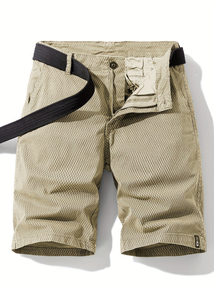 Herren Gestreifte Cargo Shorts