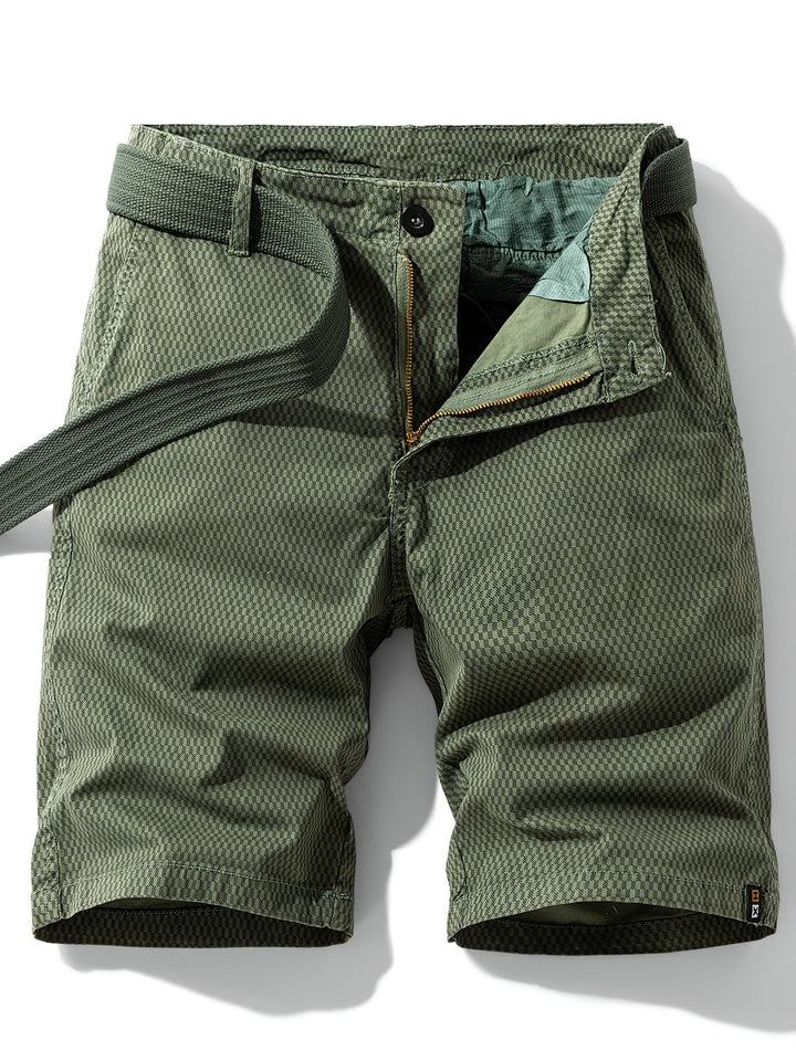 Herren Gestreifte Cargo Shorts