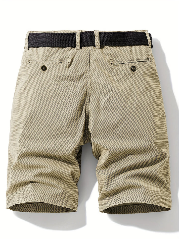 Herren Gestreifte Cargo Shorts