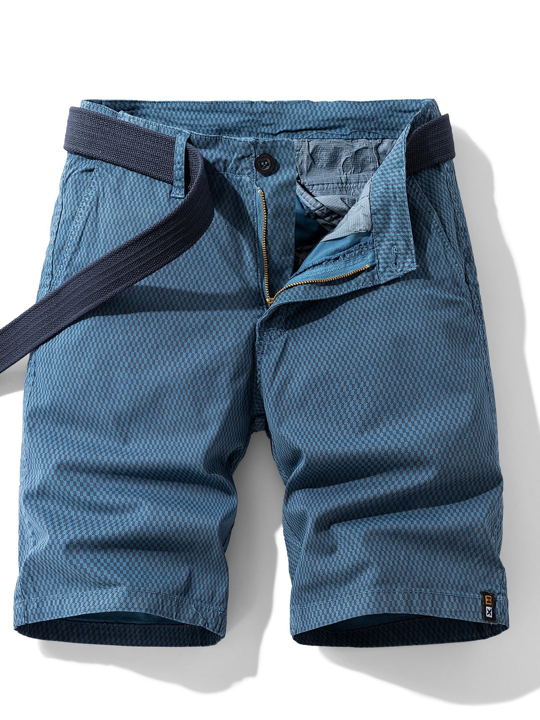 Herren Gestreifte Cargo Shorts