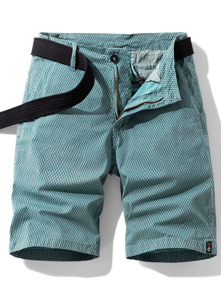 Herren Gestreifte Cargo Shorts