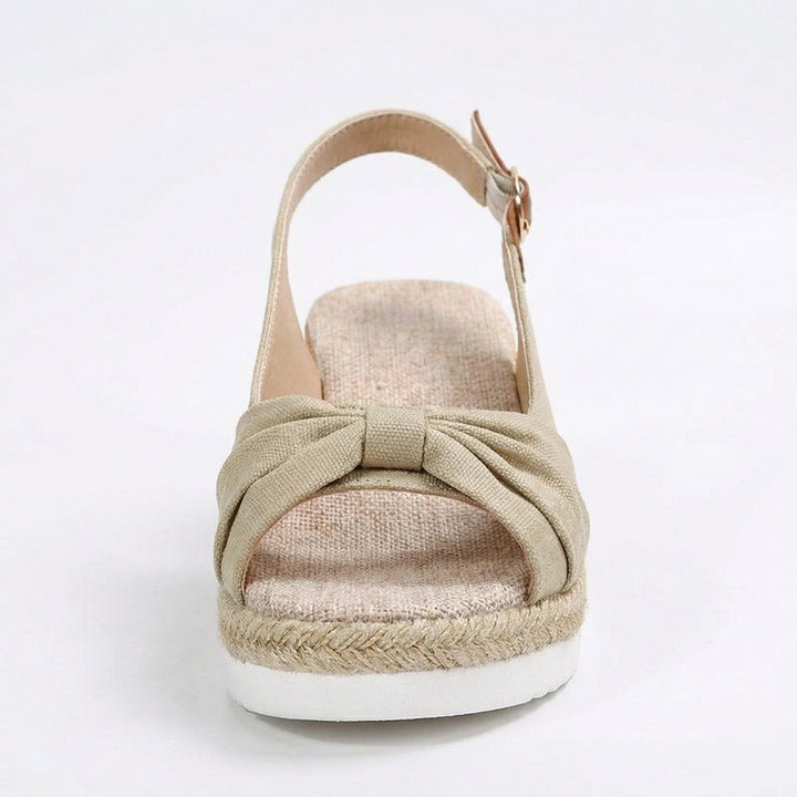 Damen Orthopädische Spitz-Zehen Platform Sandalen – Stilvolle Schnallen Komfort Schuhe