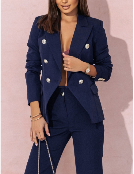 Damen Revers Anzug Set