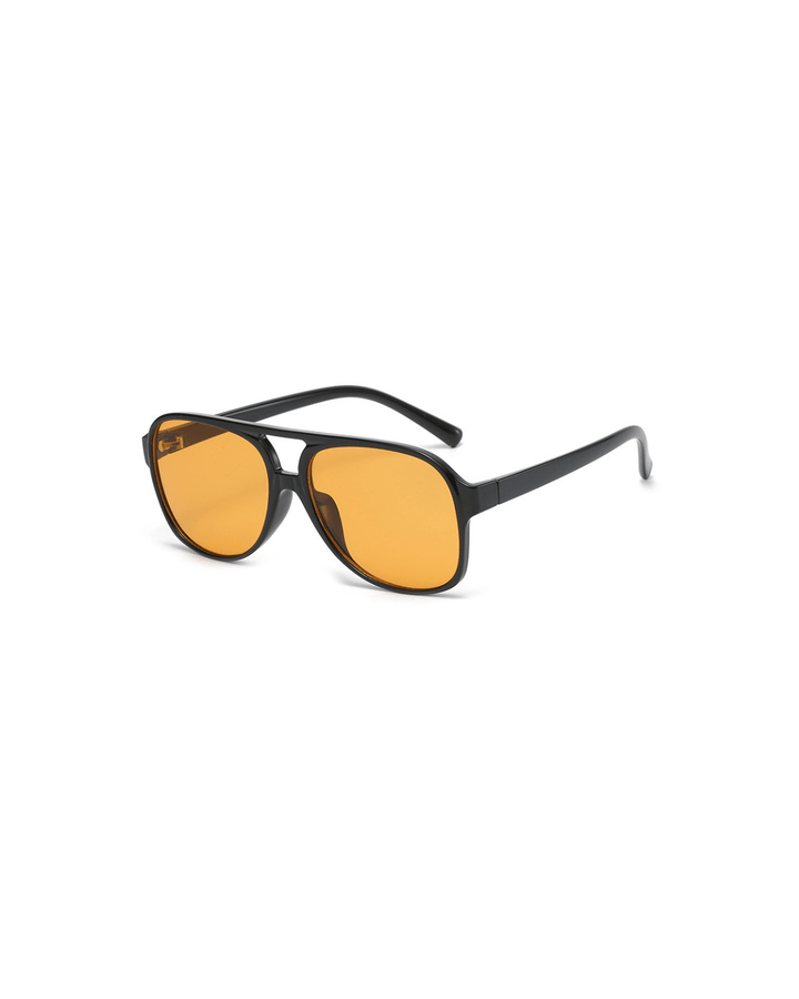Vintage 70er Stil Sonnenbrille Übergroßer Rahmen – UV Schutz Brille