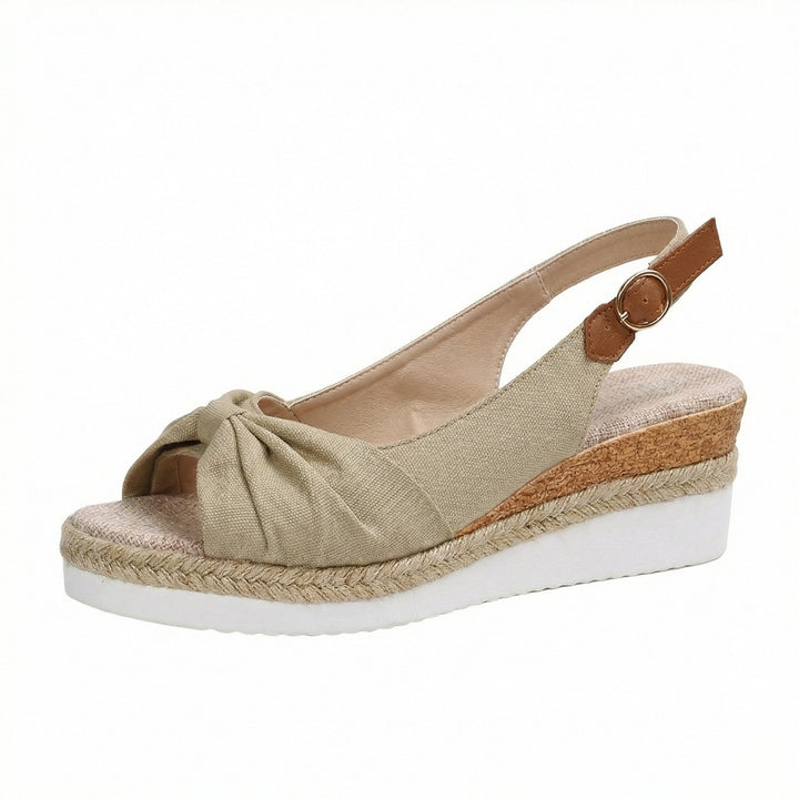 Damen Orthopädische Spitz-Zehen Platform Sandalen – Stilvolle Schnallen Komfort Schuhe