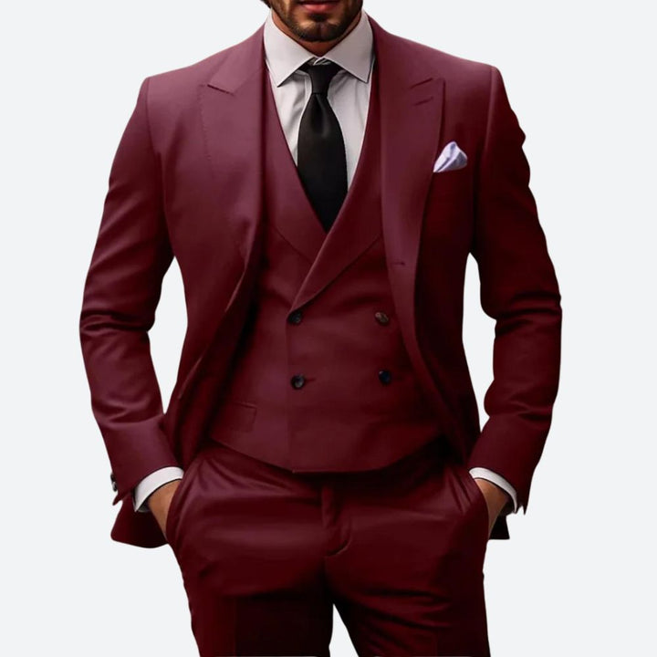 Dreiteiliger Herrenanzug – Luxuriöser, eleganter und maßgeschneiderter Stil für formelle Anlässe