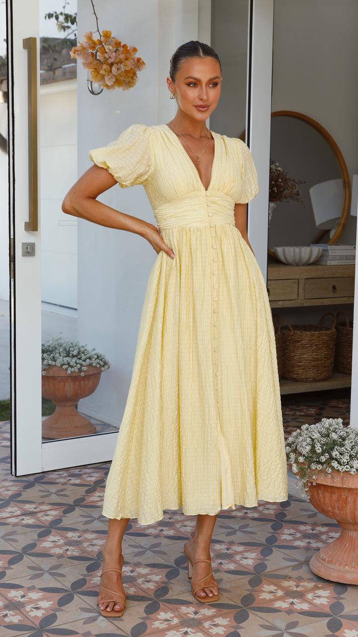 Damen Elegantes Maxikleid Mit Knopfleiste Und Fließendem Schnitt – Sommerkleid Chic