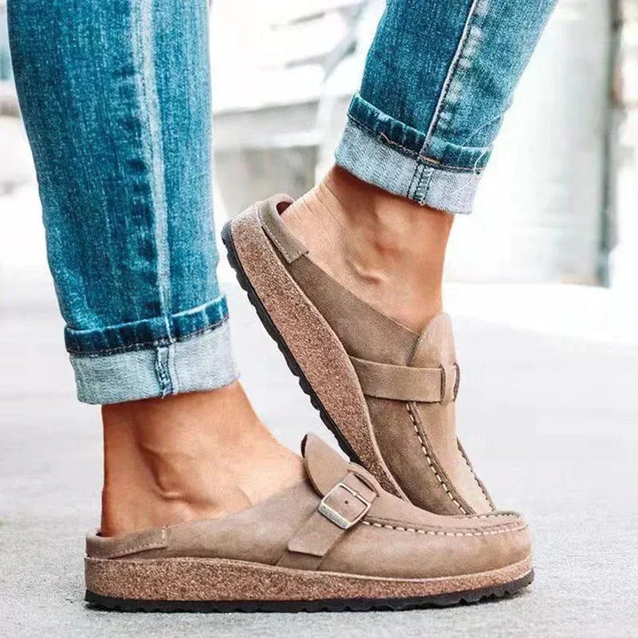 Damen Wildleder SlipOn Schuhe