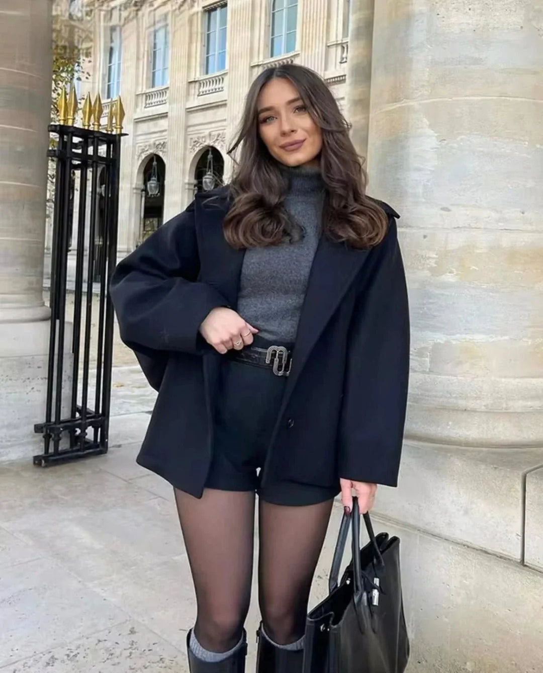 SIENNA – ÜBERGRÖSSE WOLLKLEID