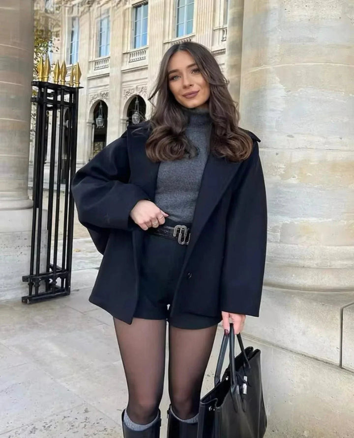 SIENNA – ÜBERGRÖSSE WOLLKLEID