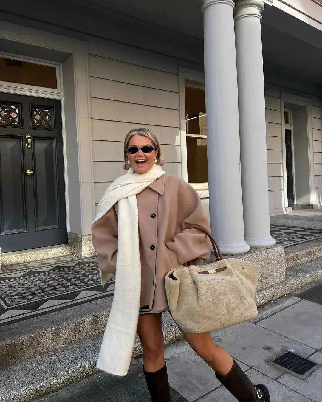 SIENNA – ÜBERGRÖSSE WOLLKLEID