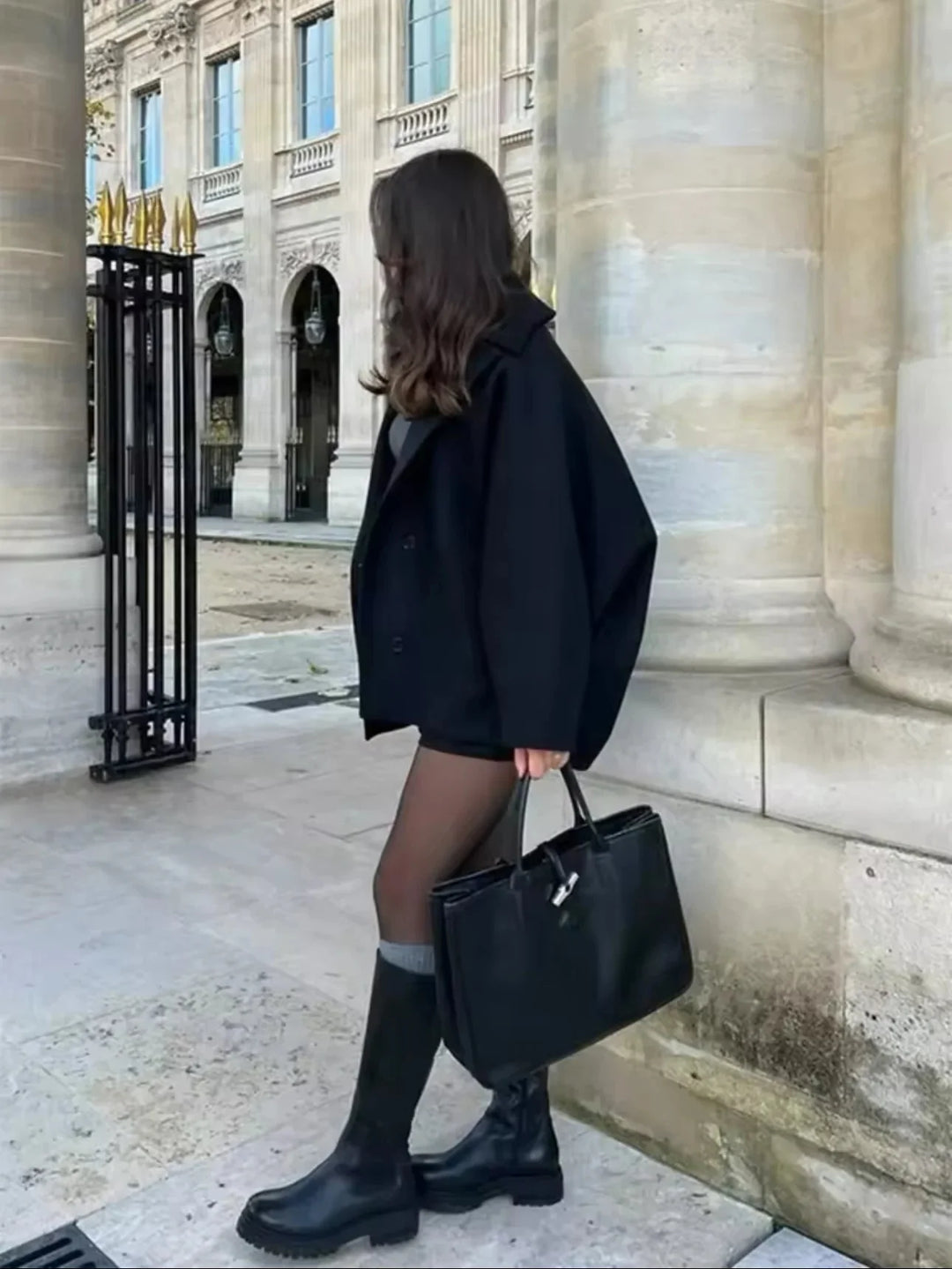 SIENNA – ÜBERGRÖSSE WOLLKLEID