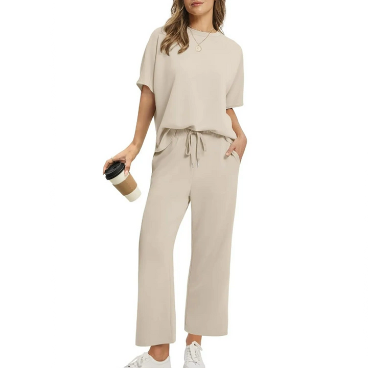 🌸Neu eingetroffen 50 % RABATT💖 Weiches, lässiges Oberteil und Hose für Damen