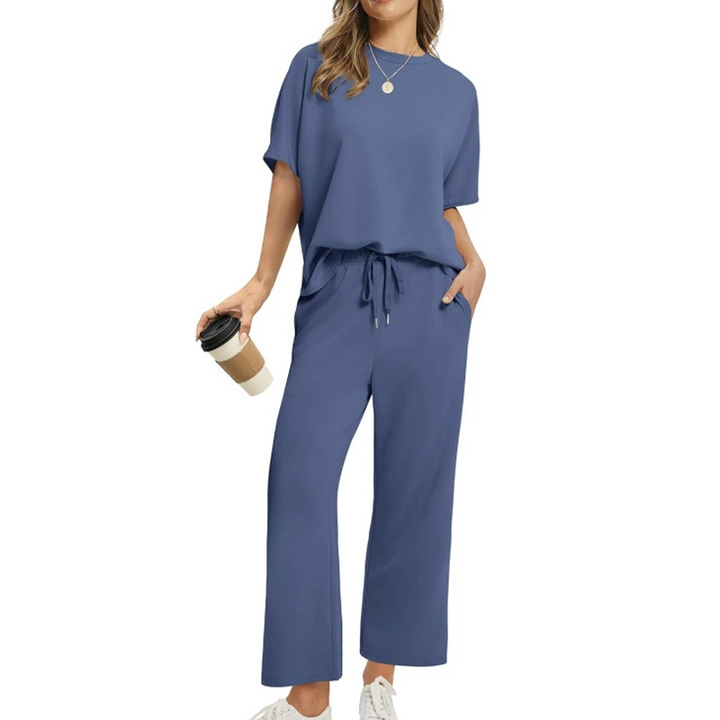 🌸Neu eingetroffen 50 % RABATT💖 Weiches, lässiges Oberteil und Hose für Damen