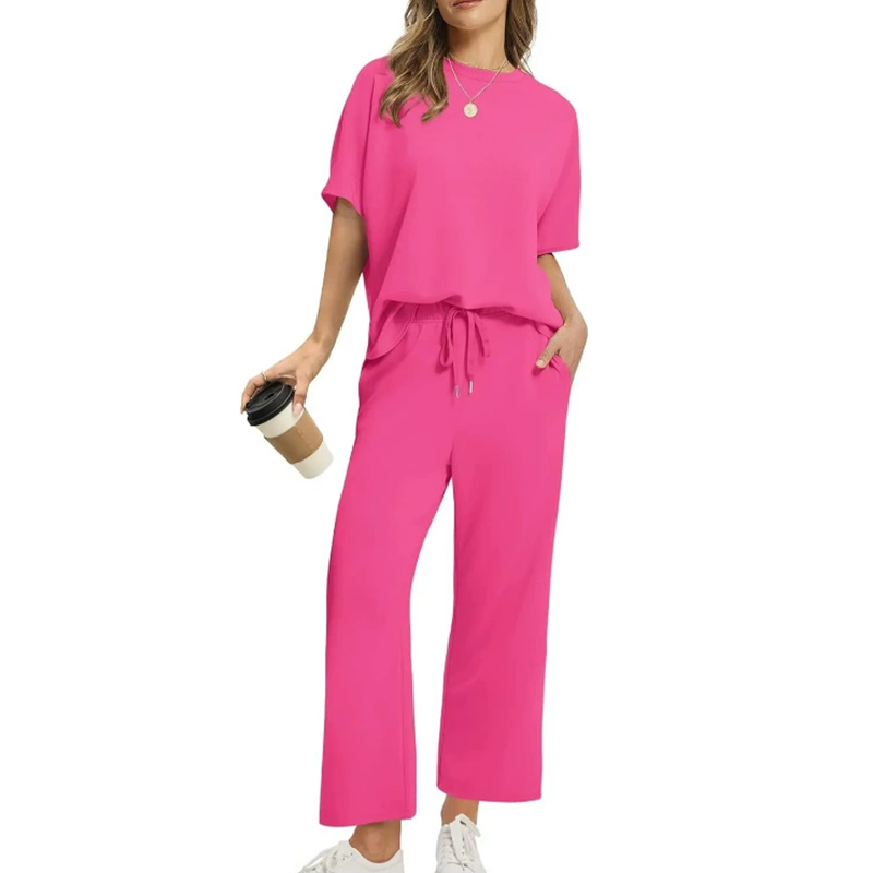 🌸Neu eingetroffen 50 % RABATT💖 Weiches, lässiges Oberteil und Hose für Damen