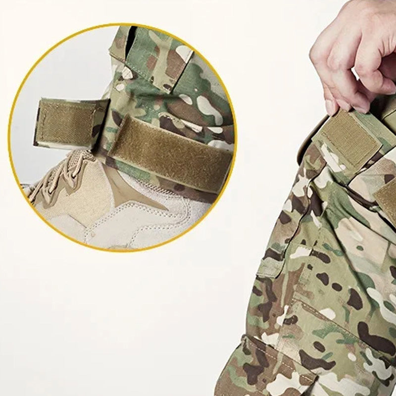 Herren Multicam Tactical Kampfhose Mit Knieschützern – Robuste Cargo Hose