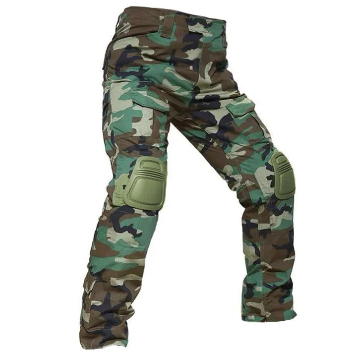 Herren Multicam Tactical Kampfhose Mit Knieschützern – Robuste Cargo Hose