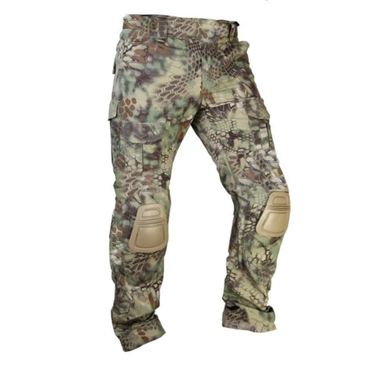 Herren Multicam Tactical Kampfhose Mit Knieschützern – Robuste Cargo Hose