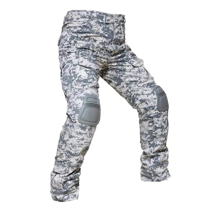 Herren Multicam Tactical Kampfhose Mit Knieschützern – Robuste Cargo Hose